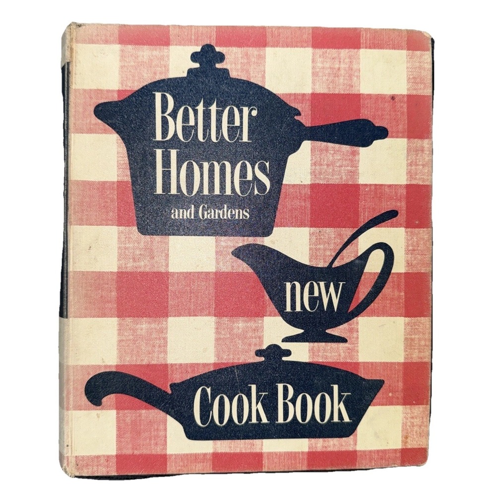 Vintage Better Homes and Gardens New Cook Book 1St Edition 4th Printing 1953